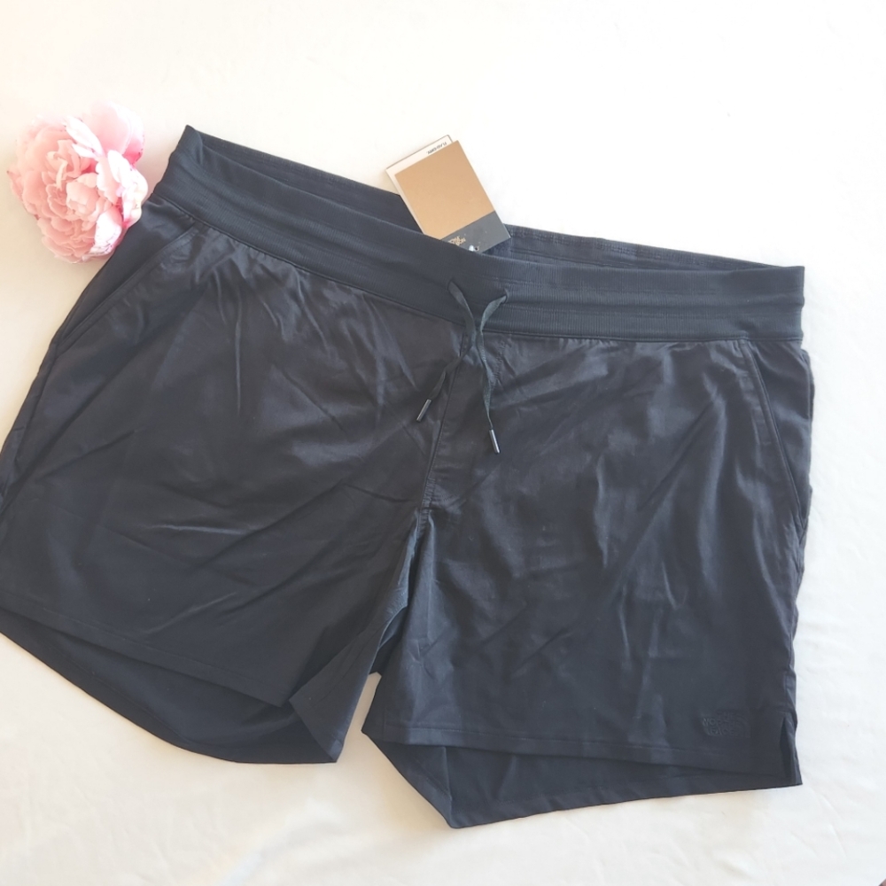 🏷️ North Face Aphrodite Motion Shorts Black Drawstring Pockets XXXL